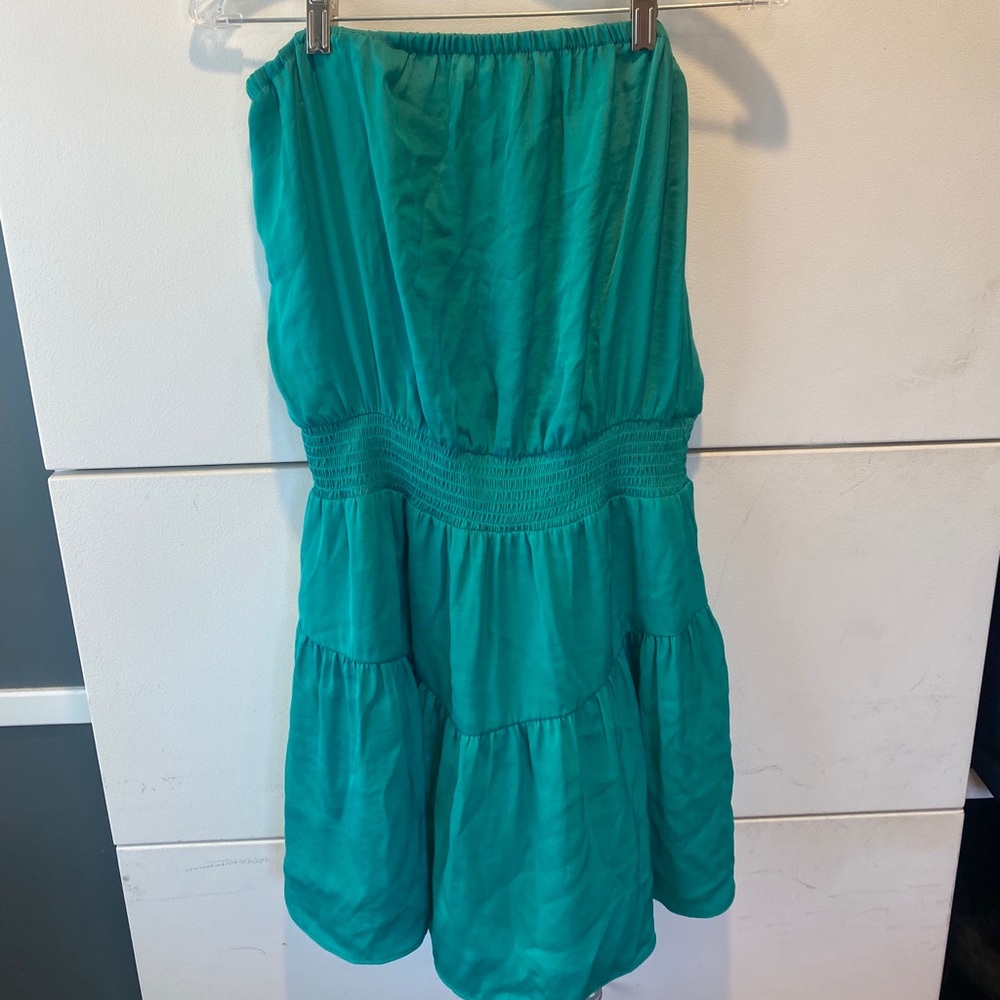 Green Strapless Dress